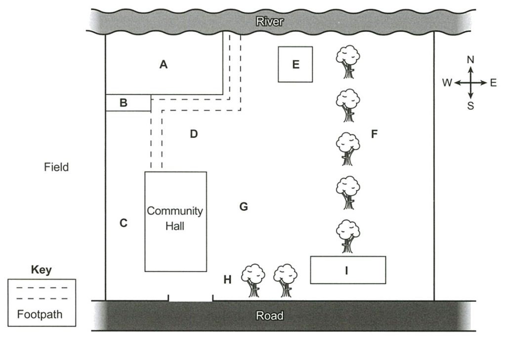 Cambridge 16 Listening Test 4 Map